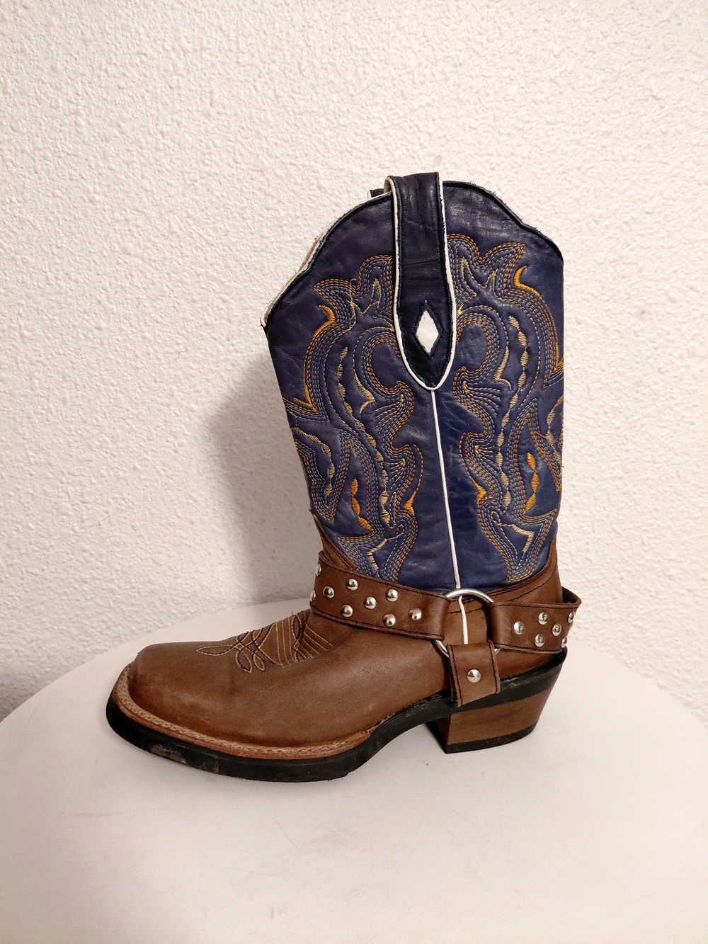 West Wind Western  Leather  Square Toe Midcalf Boots
